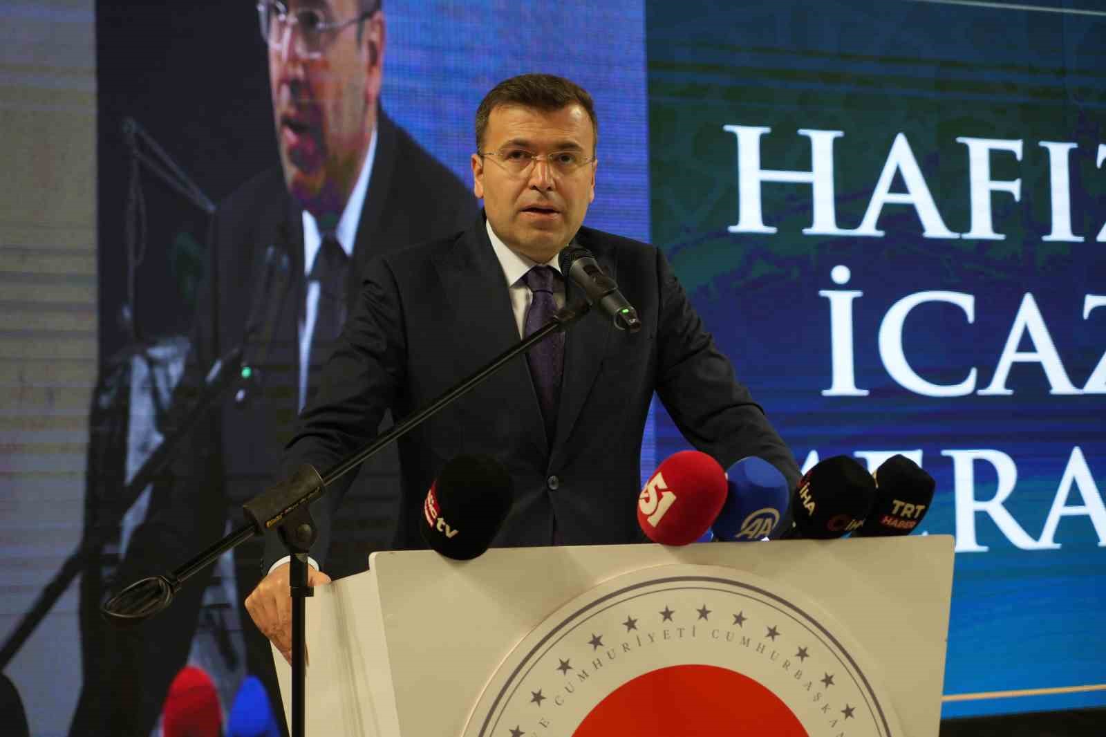 Niğde’de 111 hafız için icazet töreni
