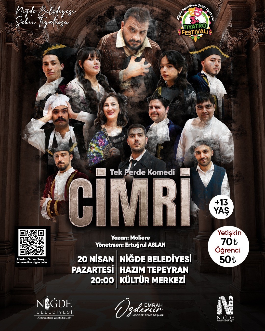 Niğde’de 3. Tiyatro Festivali heyecanı başlıyor
