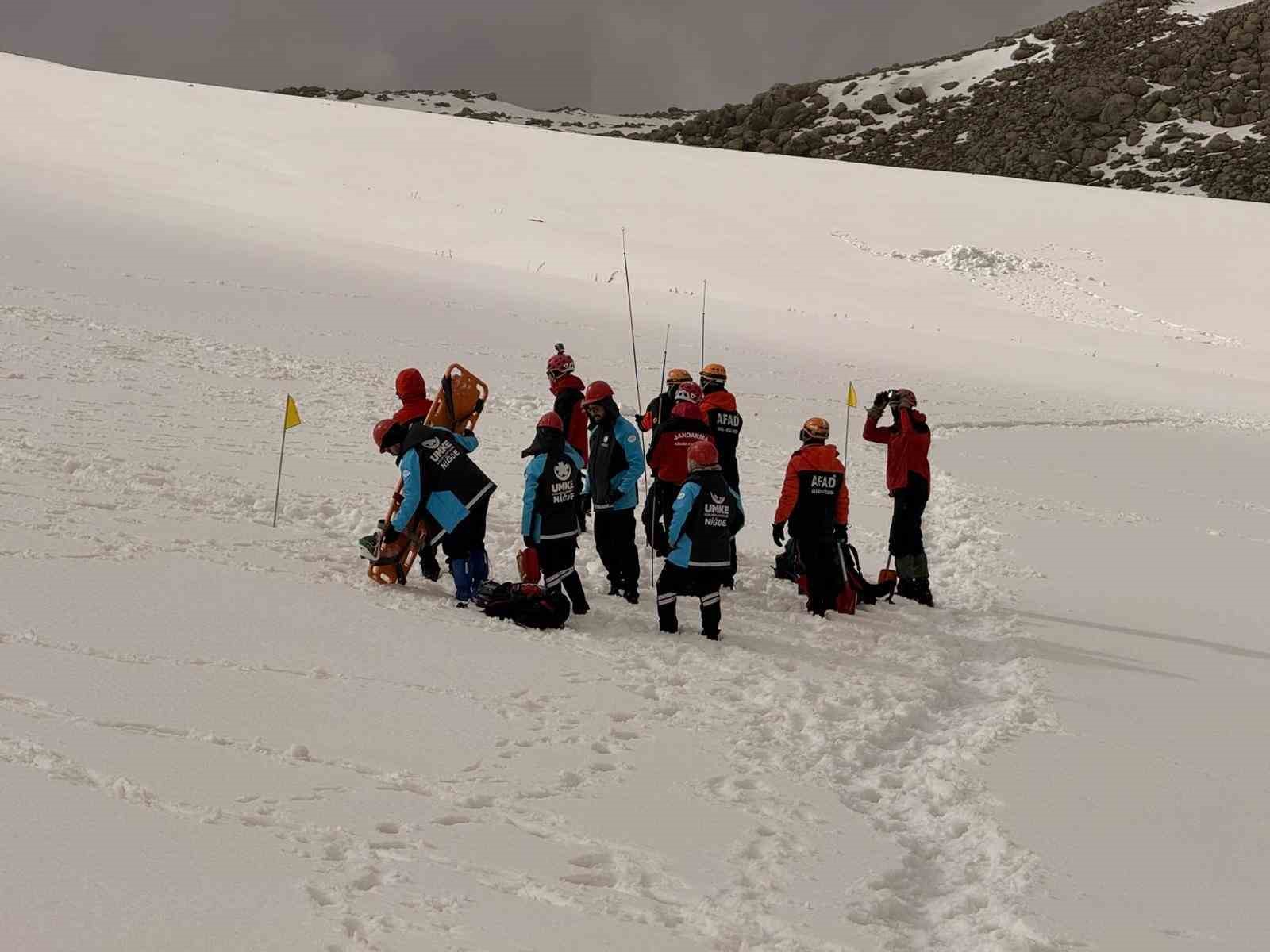 Niğde’de çığ tatbikatı gerçekleştirildi
