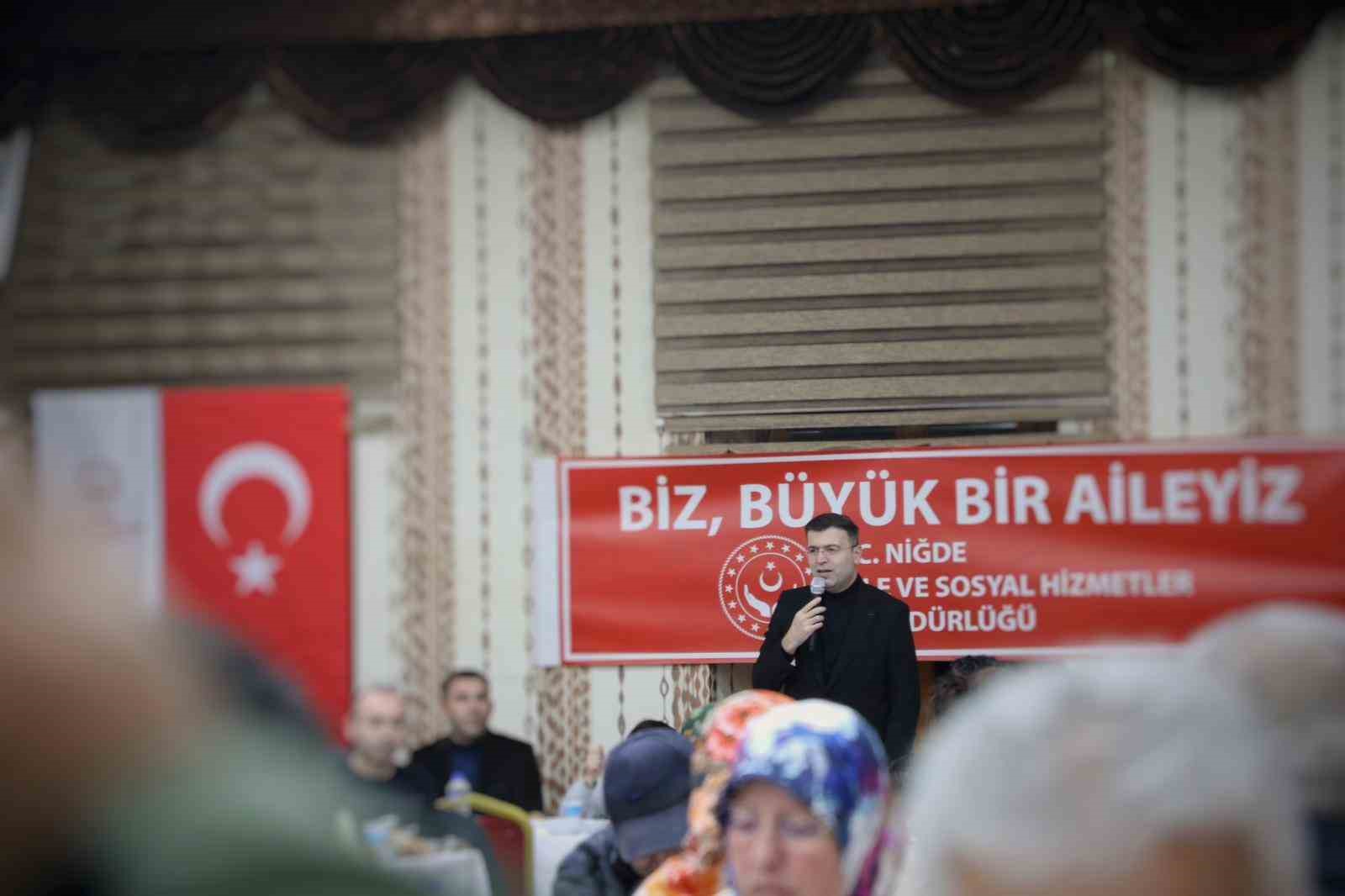 Niğde’de koruyucu aileler ve çocuklar iftar programında buluştu
