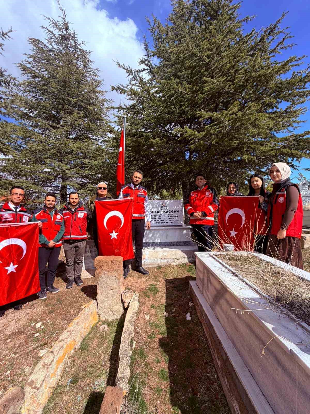 Niğde’de şehit kabirlerine anlamlı ziyaret
