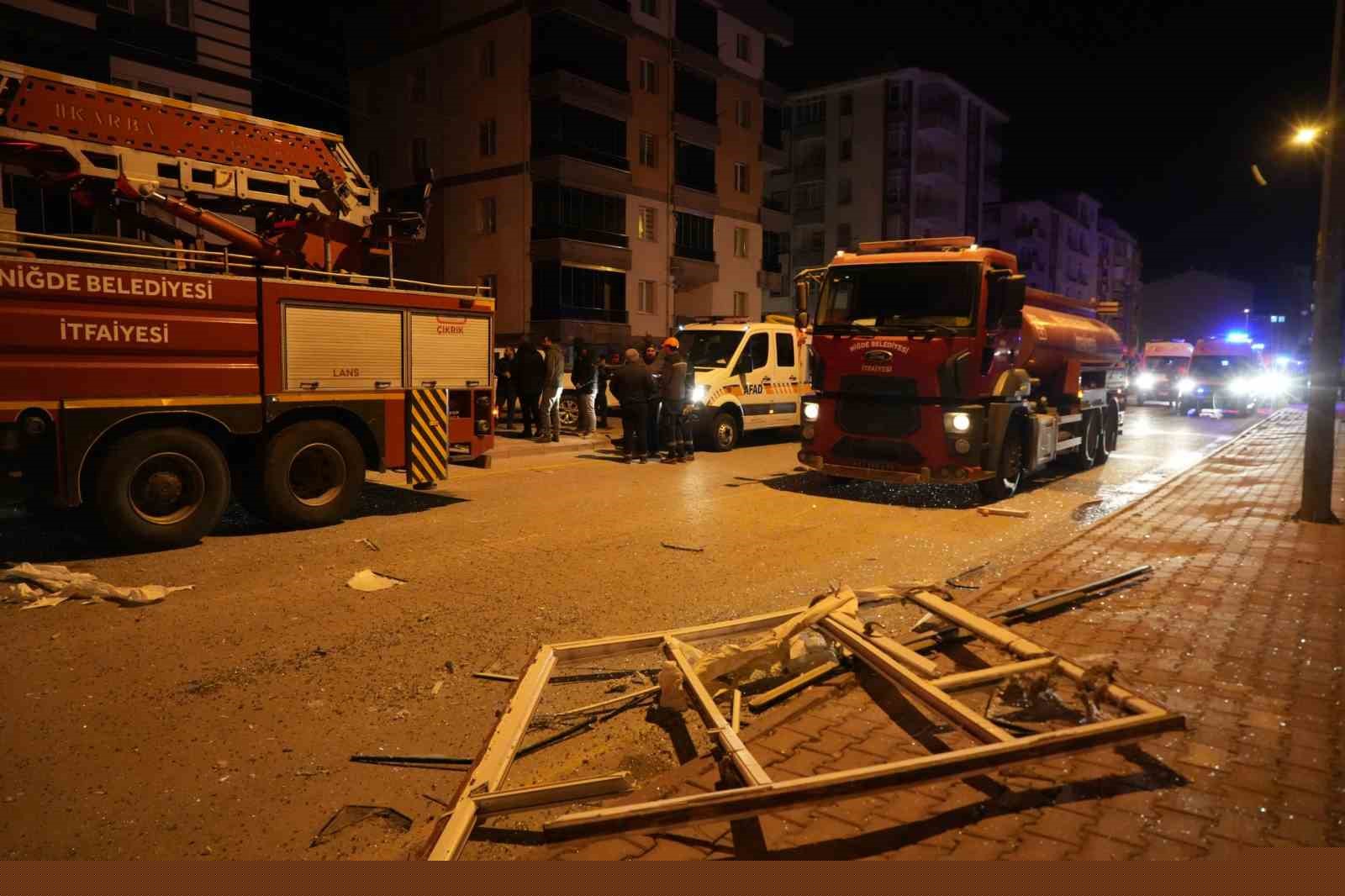 Niğde’deki doğal gaz patlamasında yaralı sayısı 16’ya yükseldi

