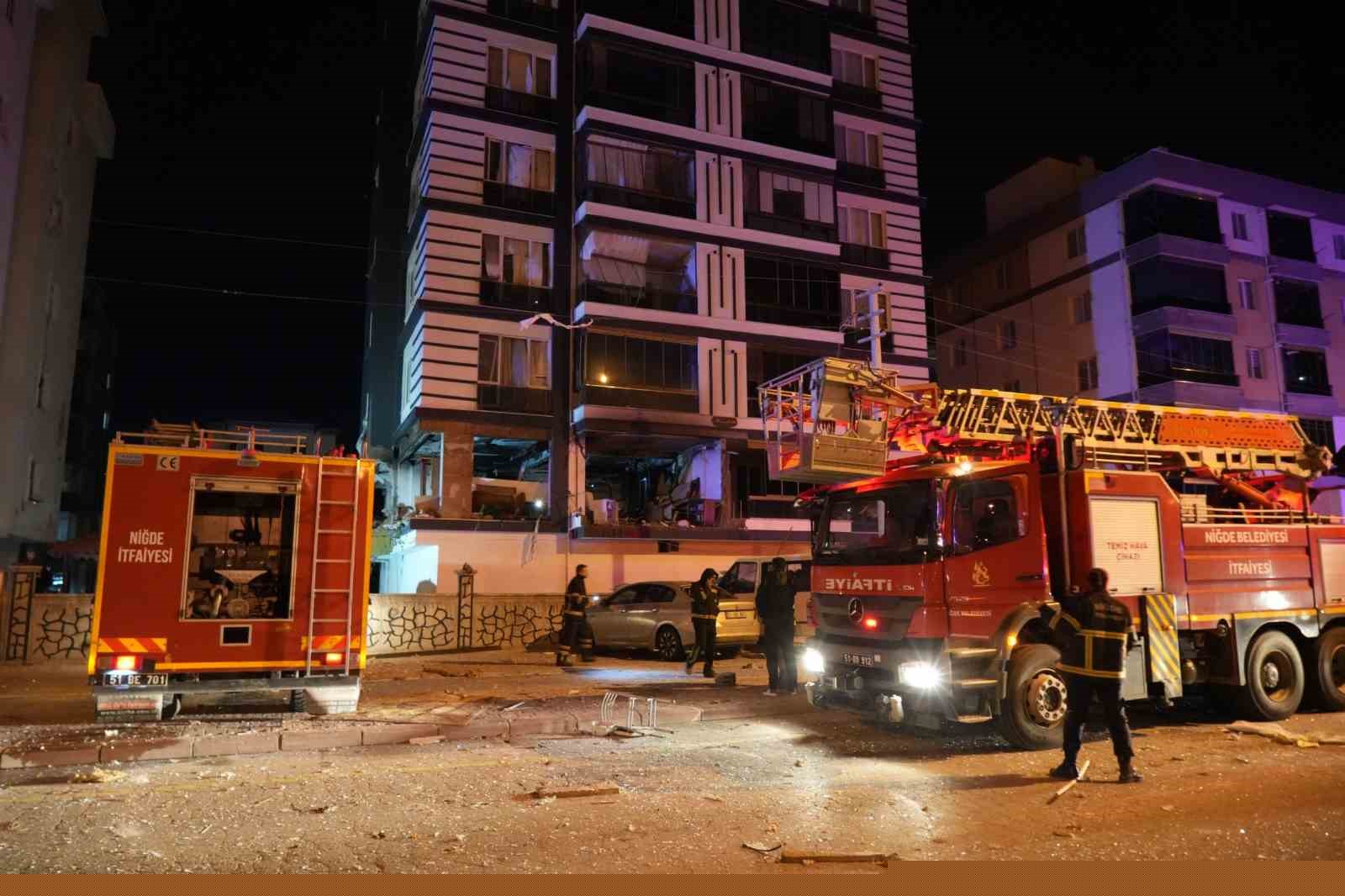 Niğde’deki doğal gaz patlamasında yaralı sayısı 16’ya yükseldi
