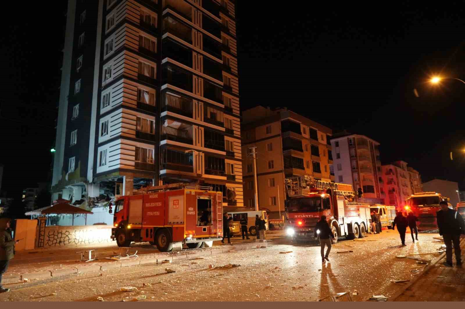 Niğde’deki doğal gaz patlamasında yaralı sayısı 16’ya yükseldi
