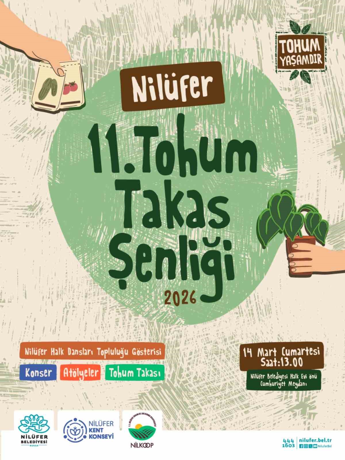 Nilüfer Belediyesi 11.Tohum takas şenliği’ne hazırlanıyor

