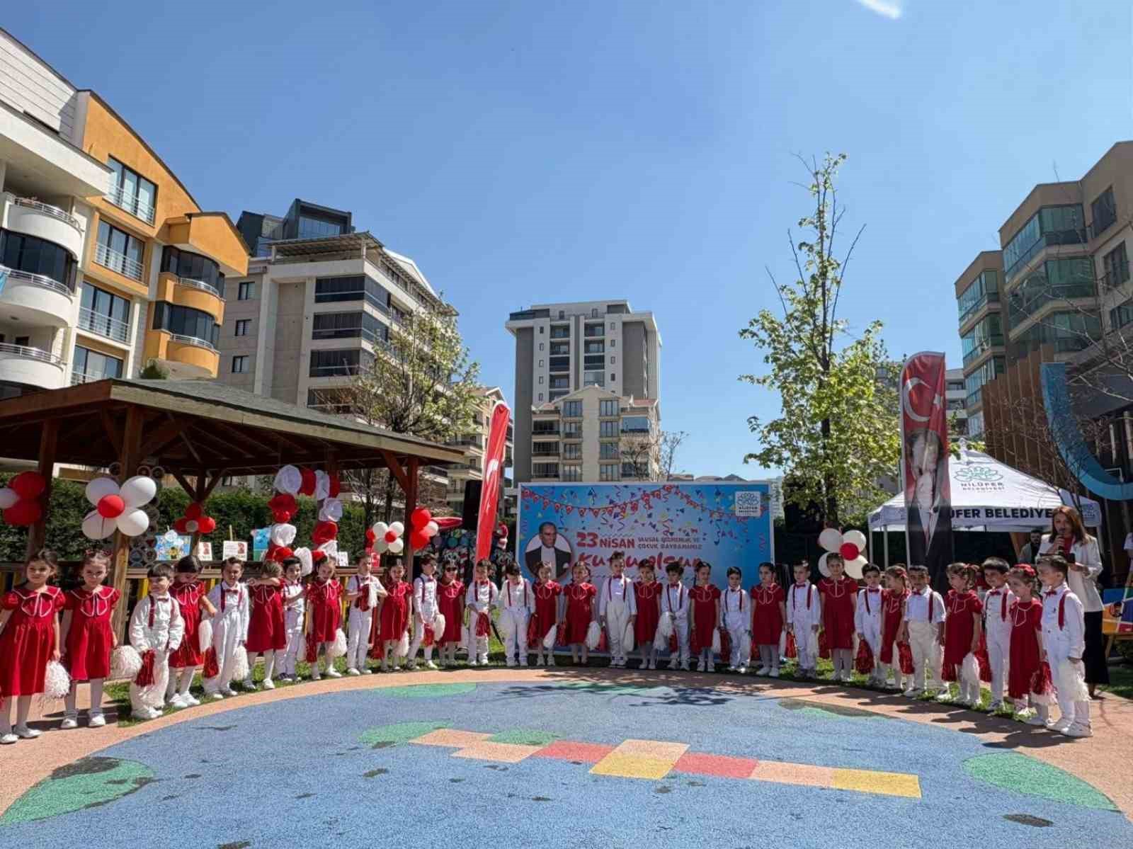 Nilüfer Belediyesi kreşlerinde 23 Nisan neşesi
