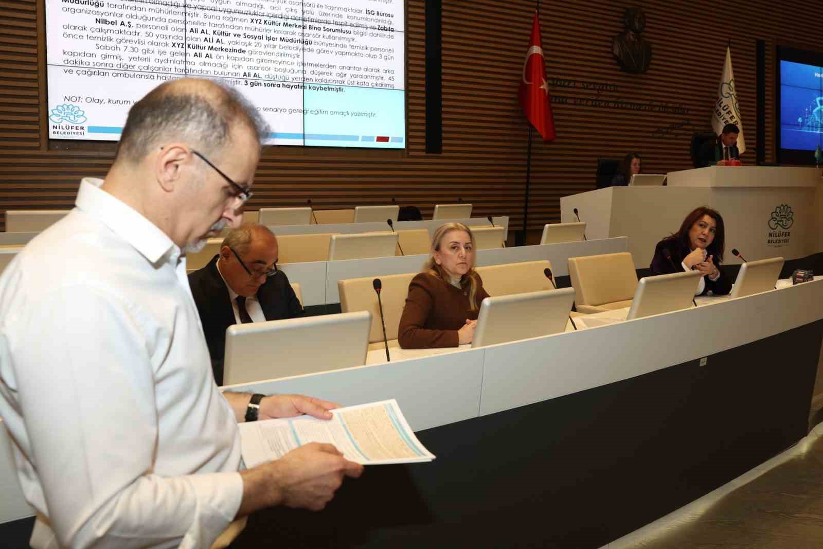 Nilüfer Belediyesi’nde İSG eğitimi
Nilüfer Belediyesi’nde İSG eğitimi