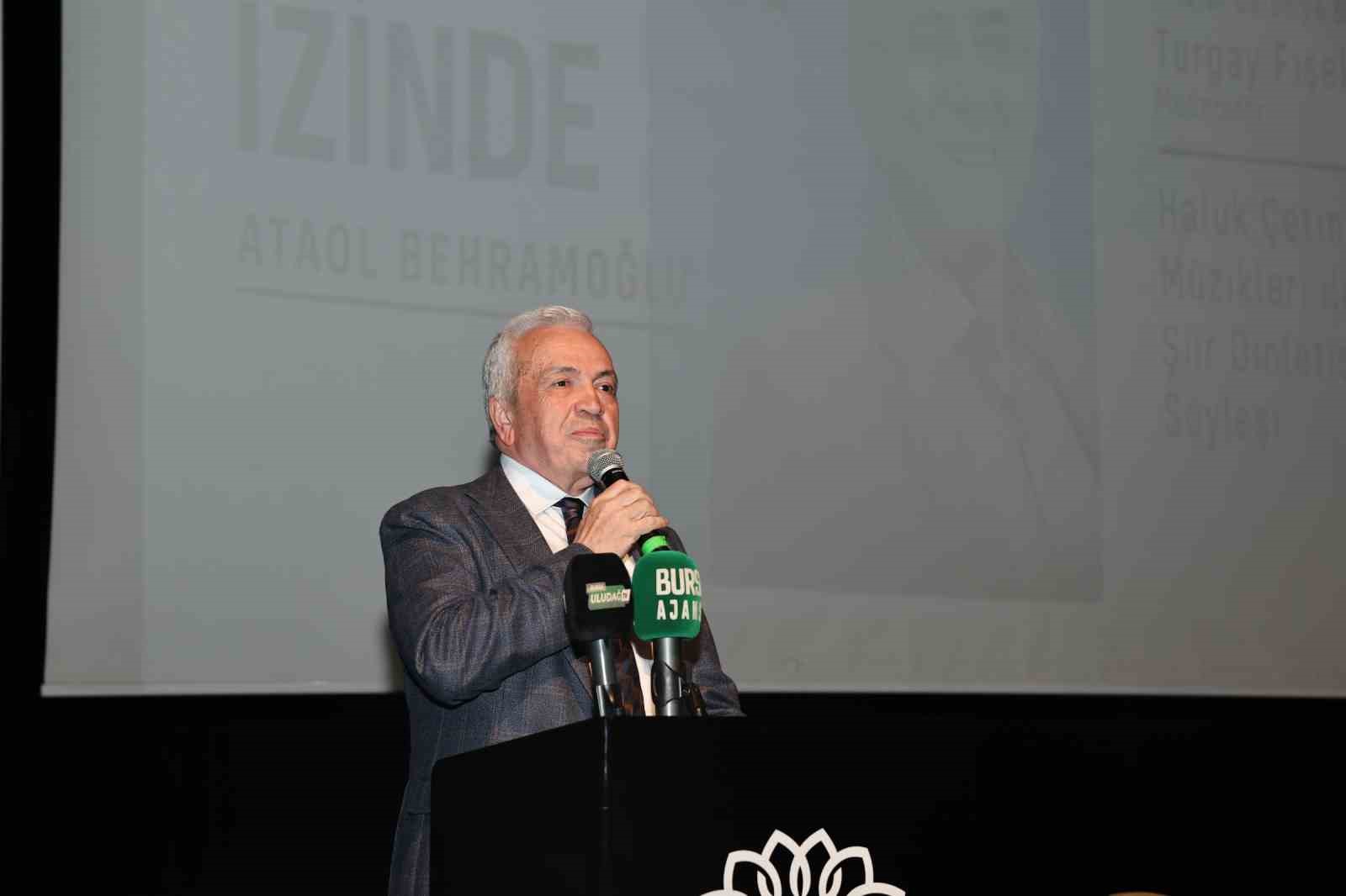 Nilüfer’de Ataol Behramoğlu ile şiir ve müzik dolu gece
