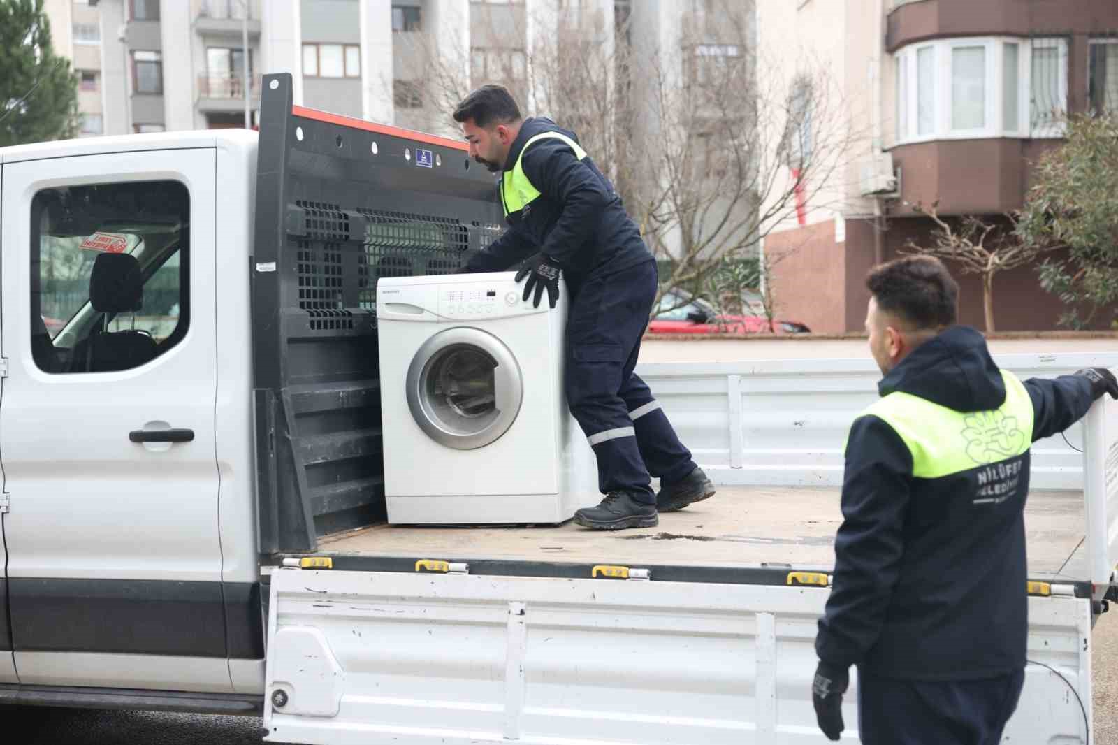 Nilüfer’de elektronik atıklar kontrollü şekilde toplanıyor
