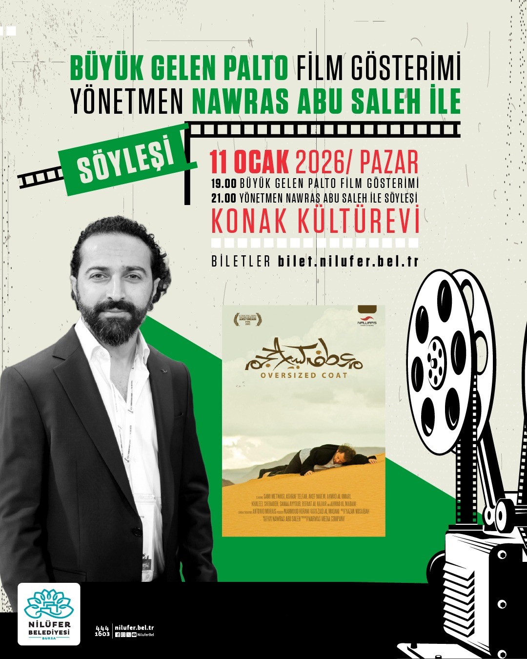 Nilüfer’de "Filistin Sinema Günleri" başlıyor
Nilüfer’de "Filistin Sinema Günleri" başlıyor