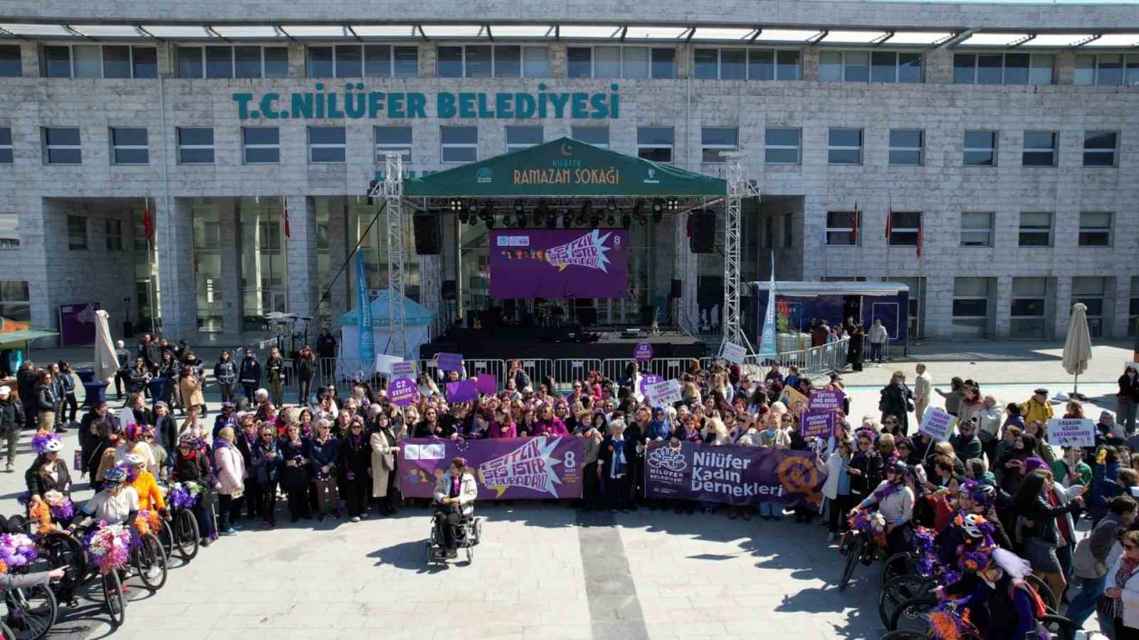 Nilüfer’de kadınlar tek ses oldu
Nilüfer’de kadınlar tek ses oldu