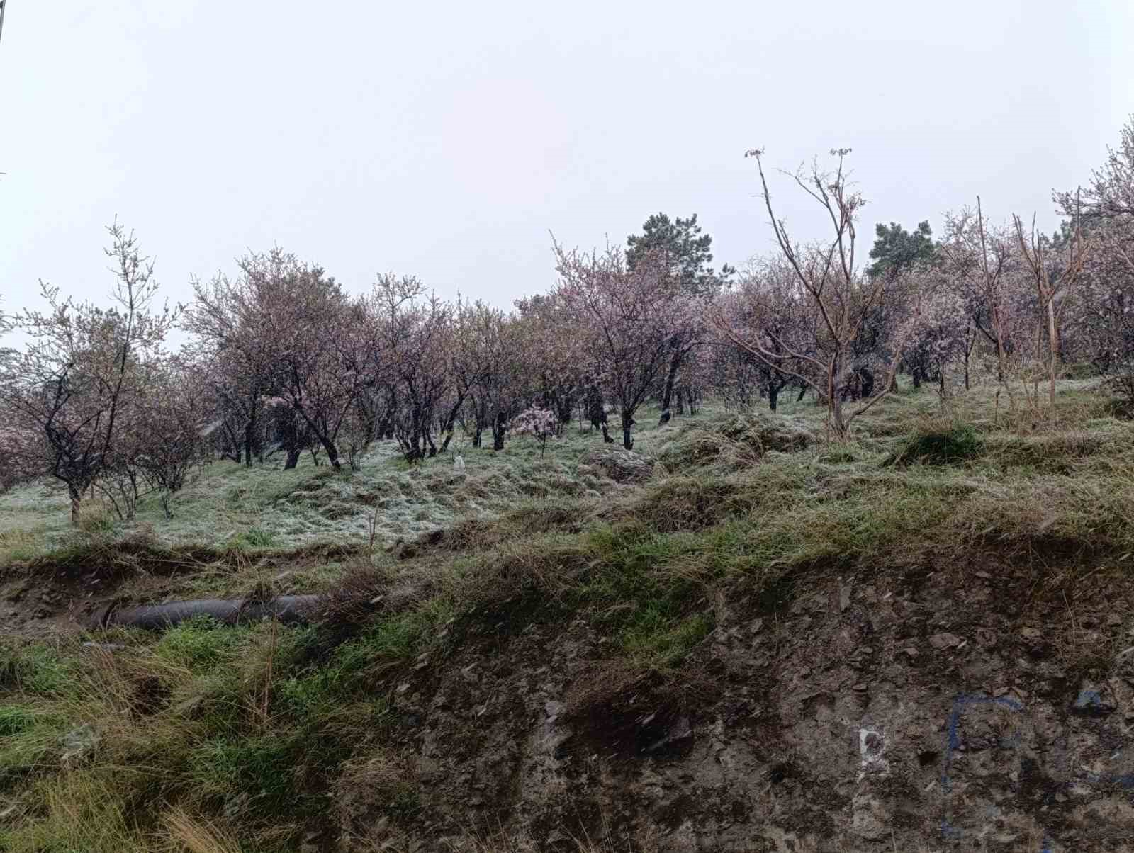Nisan ayında Afyonkarahisar’a kar sürprizi
