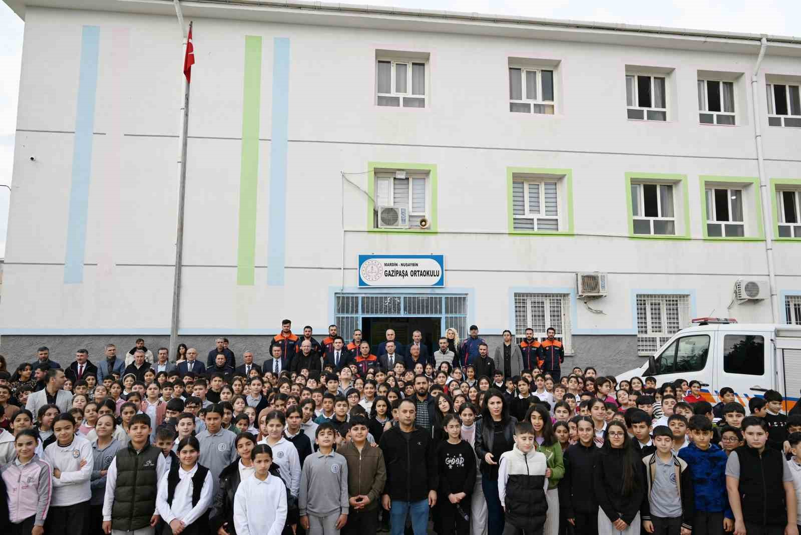 Nusaybin’de deprem tatbikatı gerçekleştirildi
