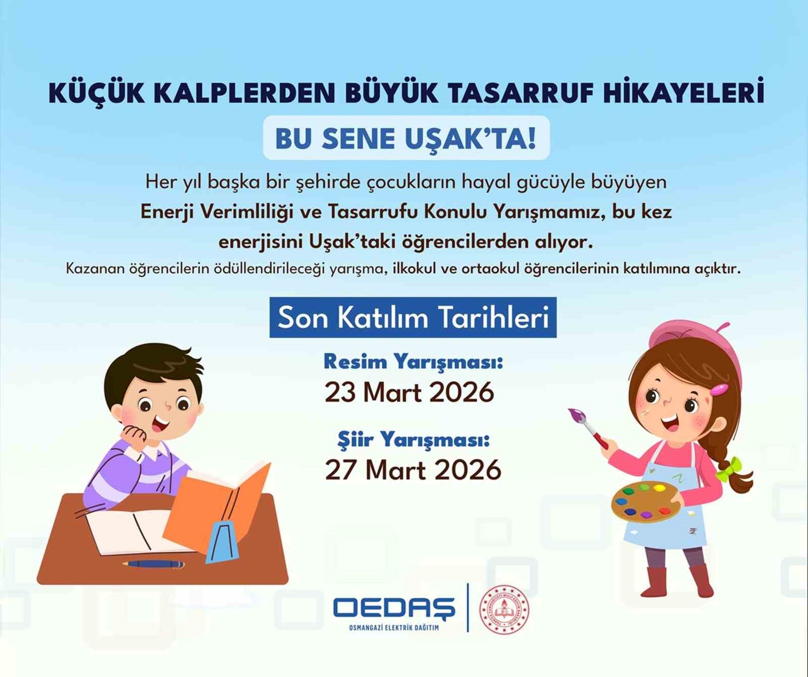 OEDAŞ’ın geleneksel şiir ve resim yarışması
