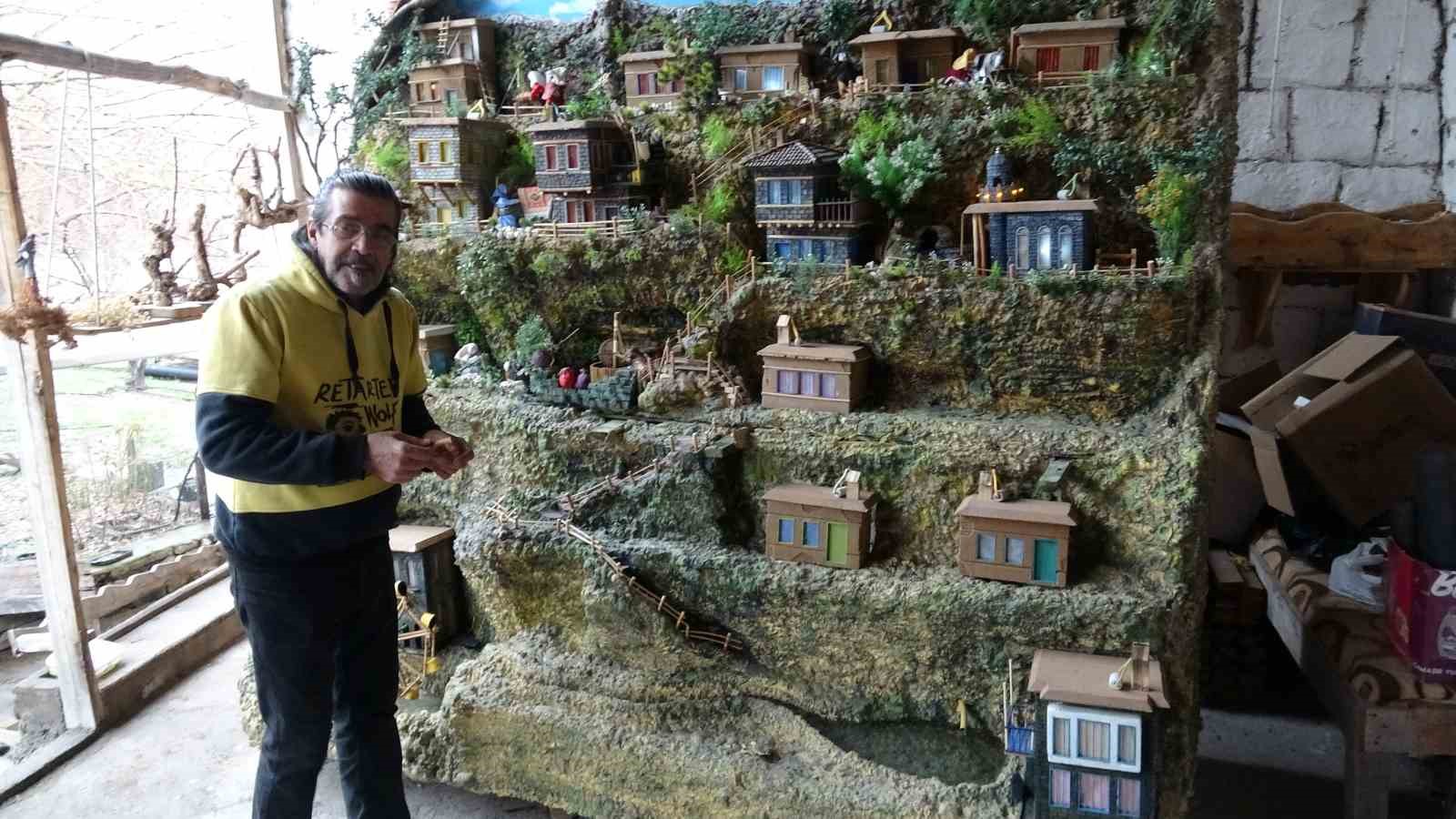 Oğluna yaptığı oyuncak 15 yıllık sanat yolculuğuna dönüştü
