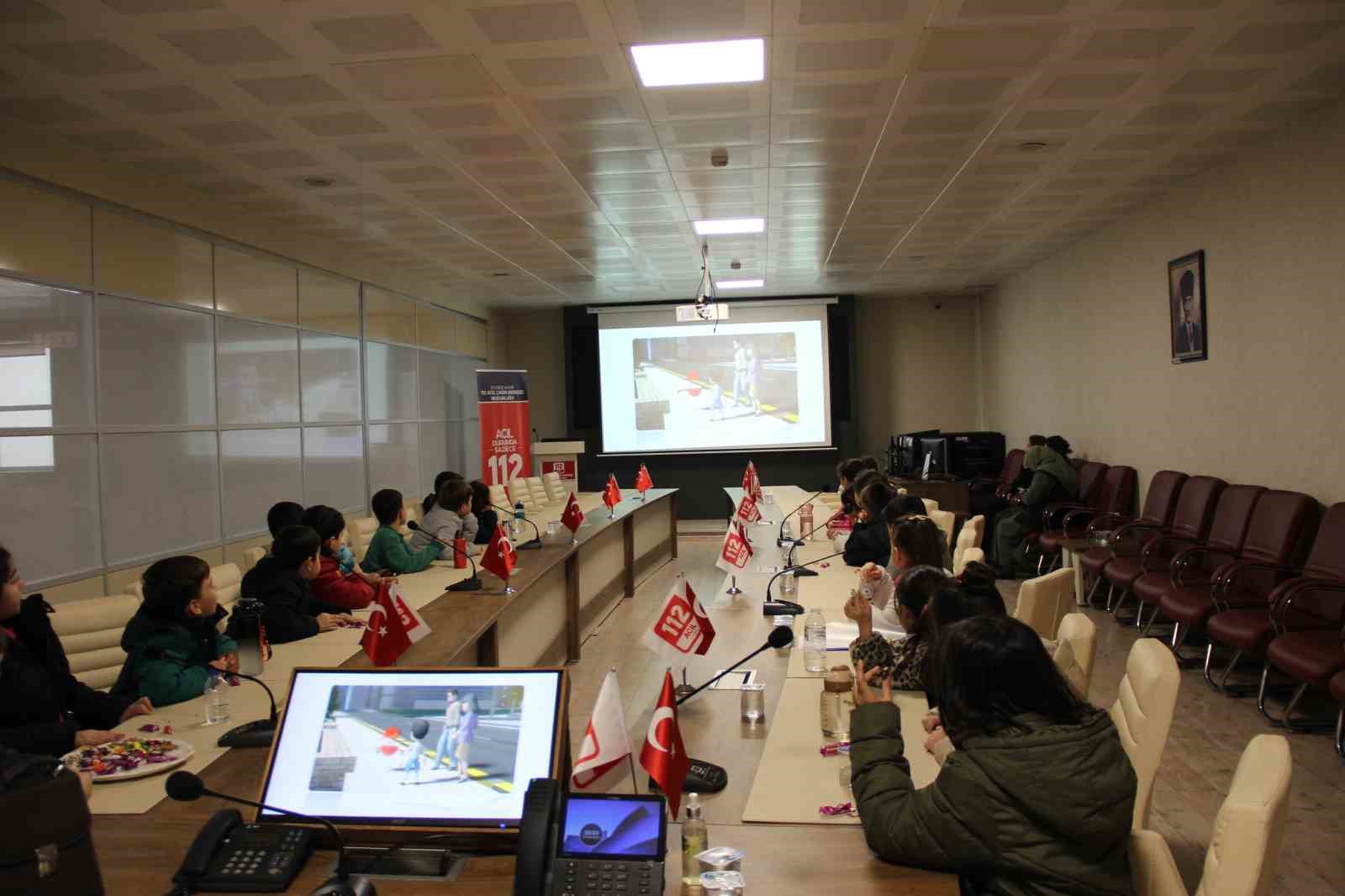 Öğrenciler 112’yi öğrendi
