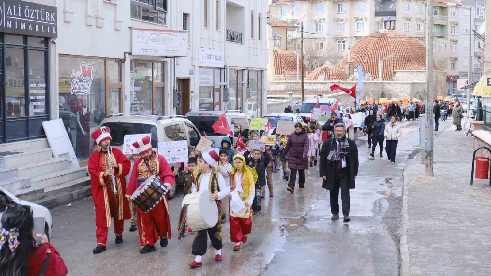 Öğrencilerden 11 ayın sultanı Ramazan’a coşkulu karşılama
