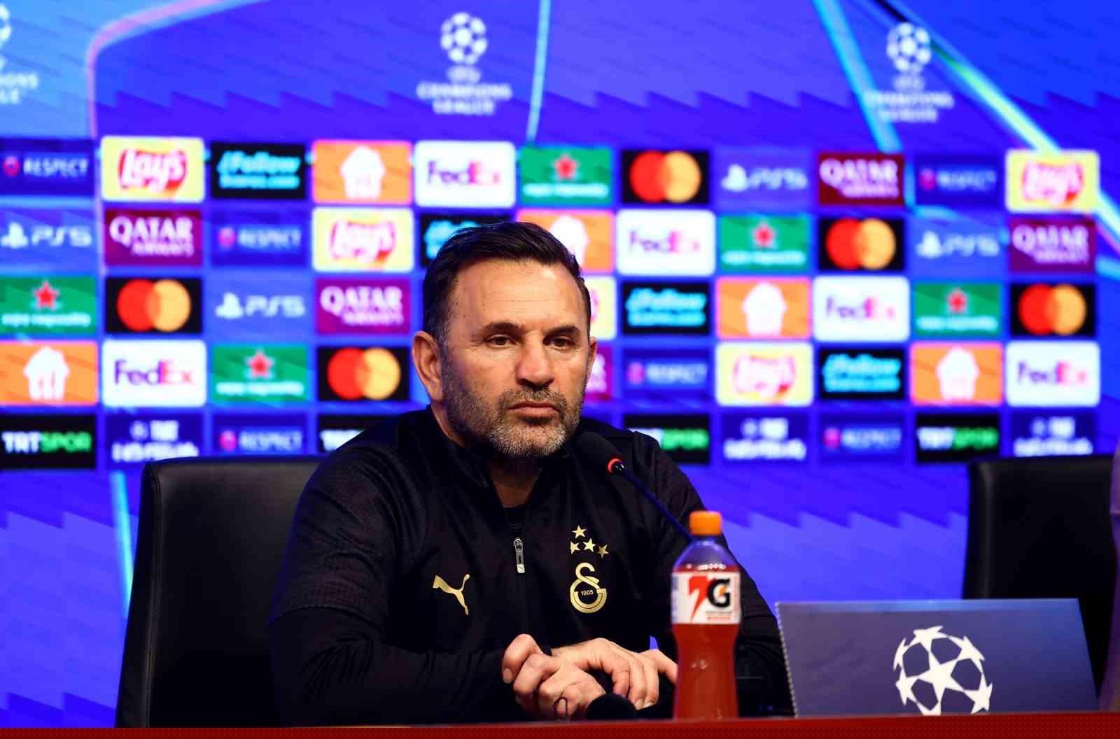 Okan Buruk: "Hedefimiz ilk maçta kazanarak avantaj elde etmek"
