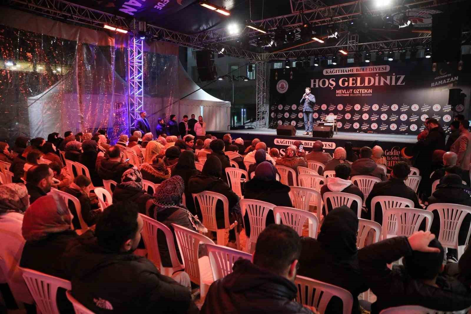 Ömer Karaoğlu ve Serdar Tuncer Kağıthane’de Ramazan coşkusuna ortak oldu
