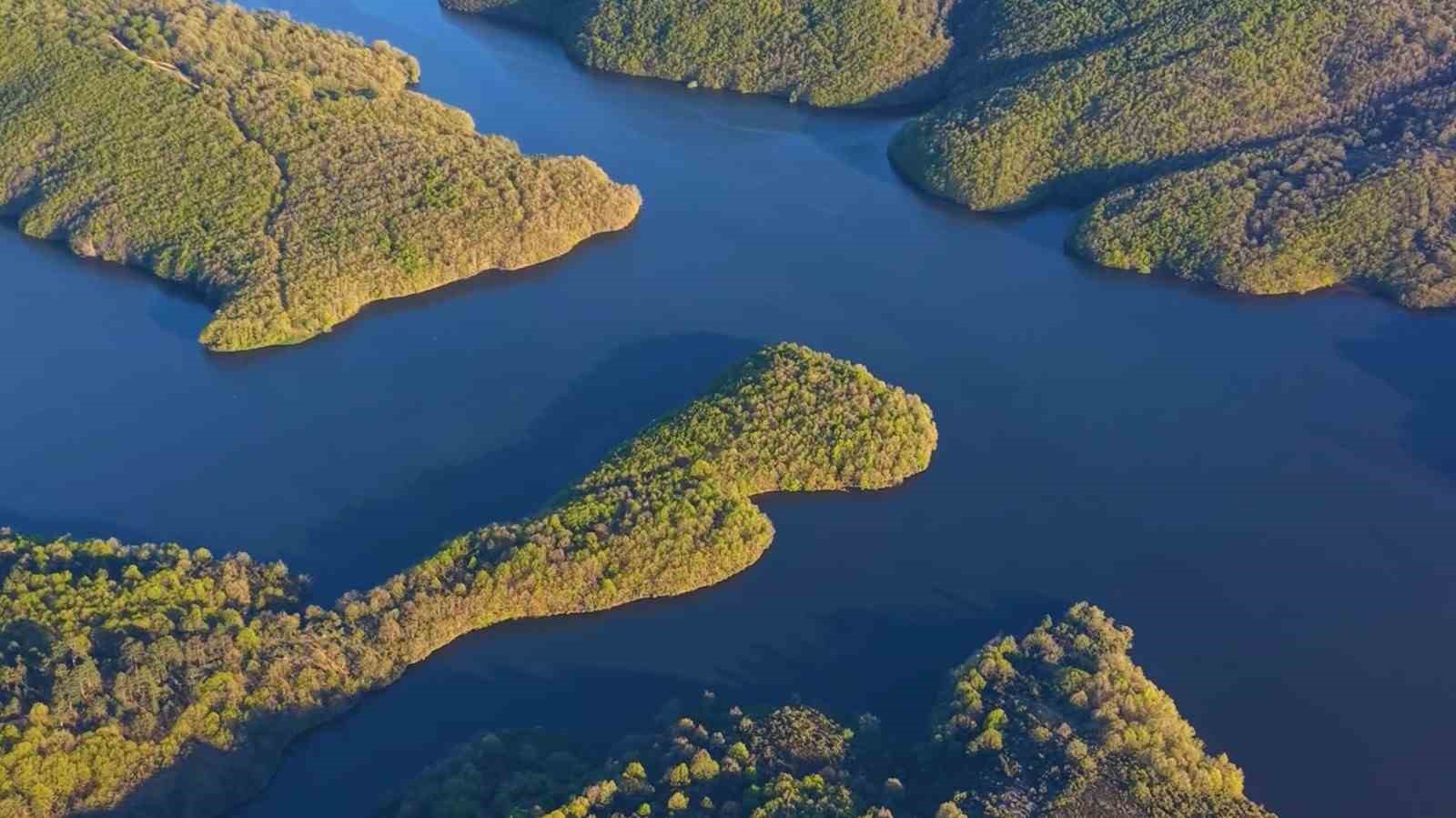 Ömerli Barajı doldu, İstanbul’da yeşil ve mavi buluştu
