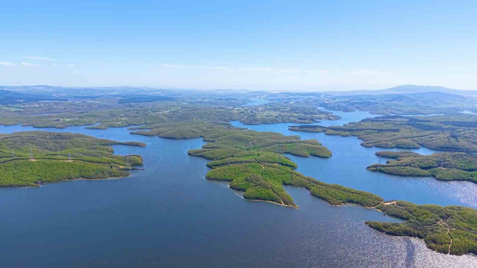 Ömerli Barajı doldu, İstanbul’da yeşil ve mavi buluştu
