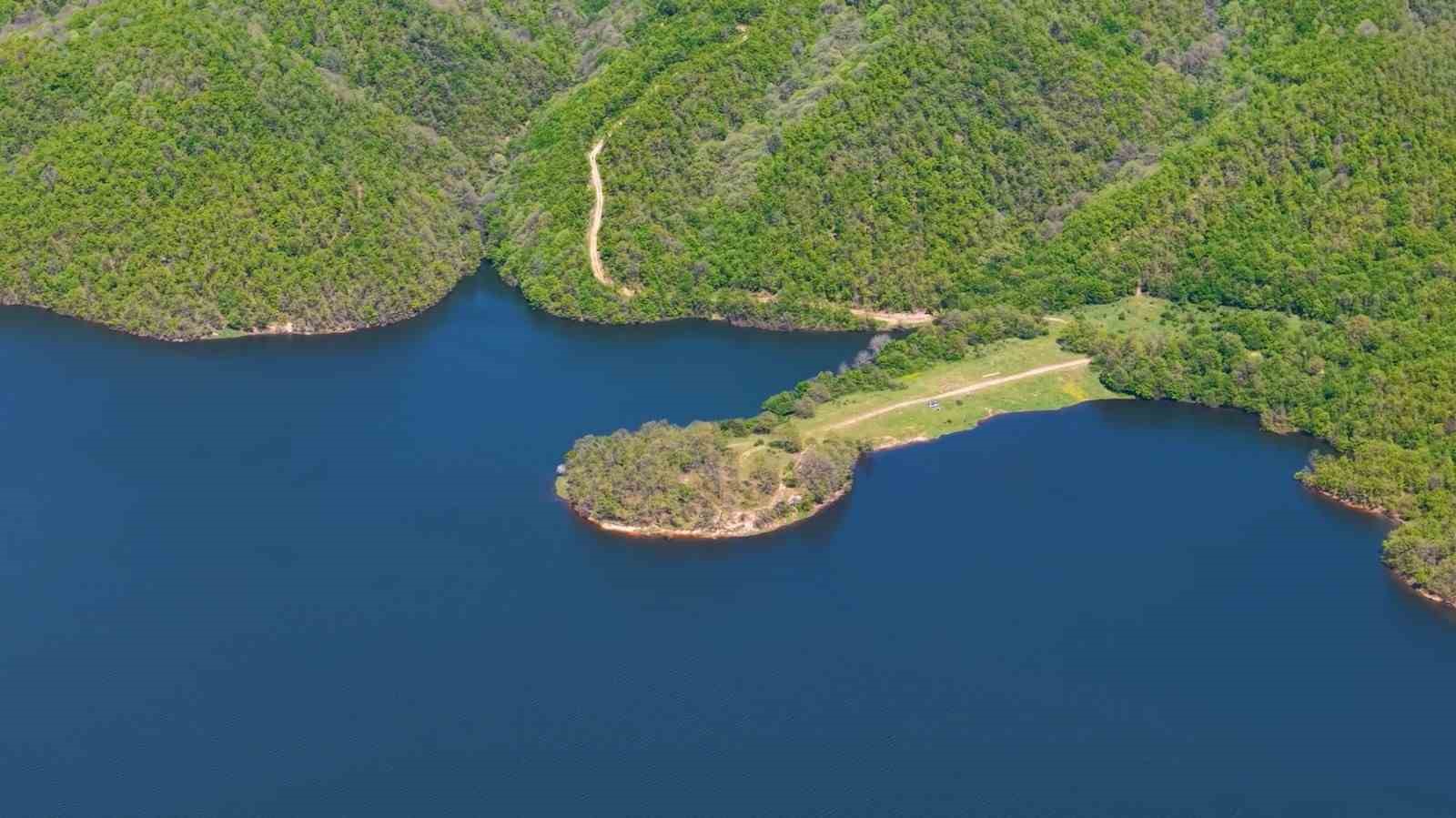 Ömerli Barajı doldu, İstanbul’da yeşil ve mavi buluştu
