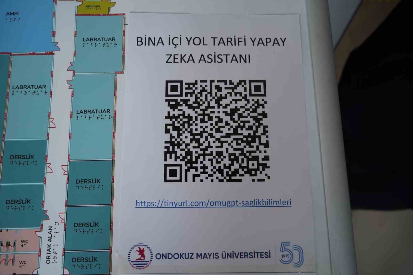 OMÜ’de görme engelliler için yapay zekâ destekli asistan devrede
OMÜ’de görme engelliler için yapay zekâ destekli asistan devrede