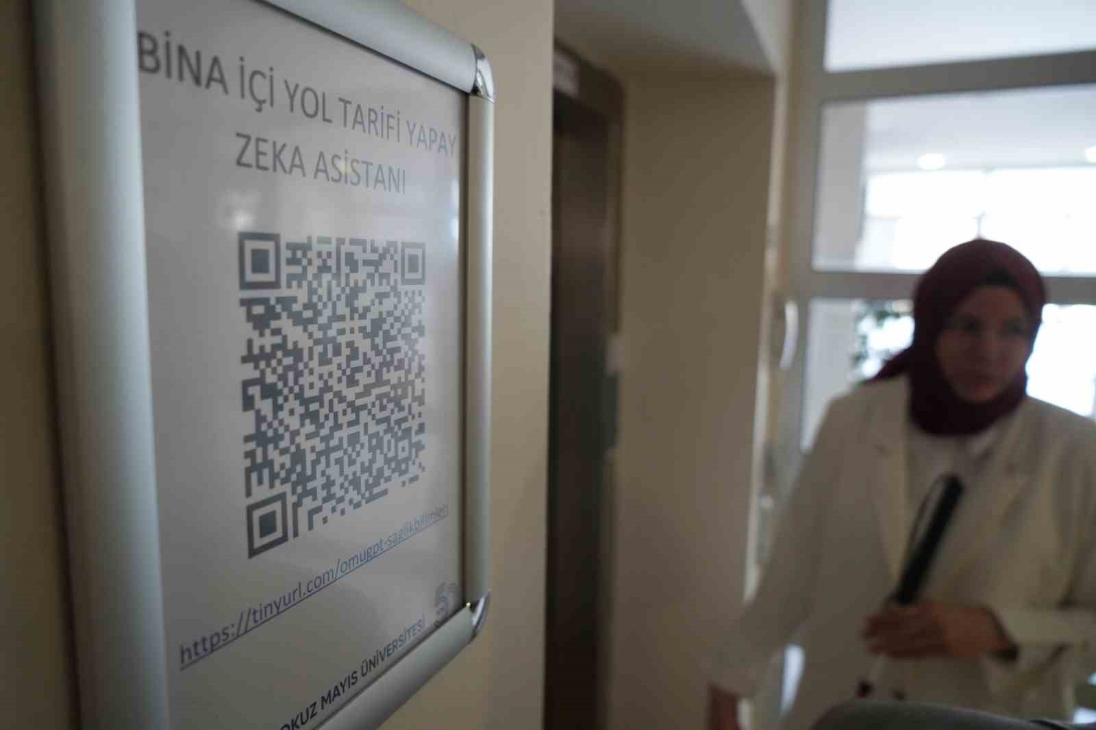 OMÜ’de görme engelliler için yapay zekâ destekli asistan devrede
OMÜ’de görme engelliler için yapay zekâ destekli asistan devrede