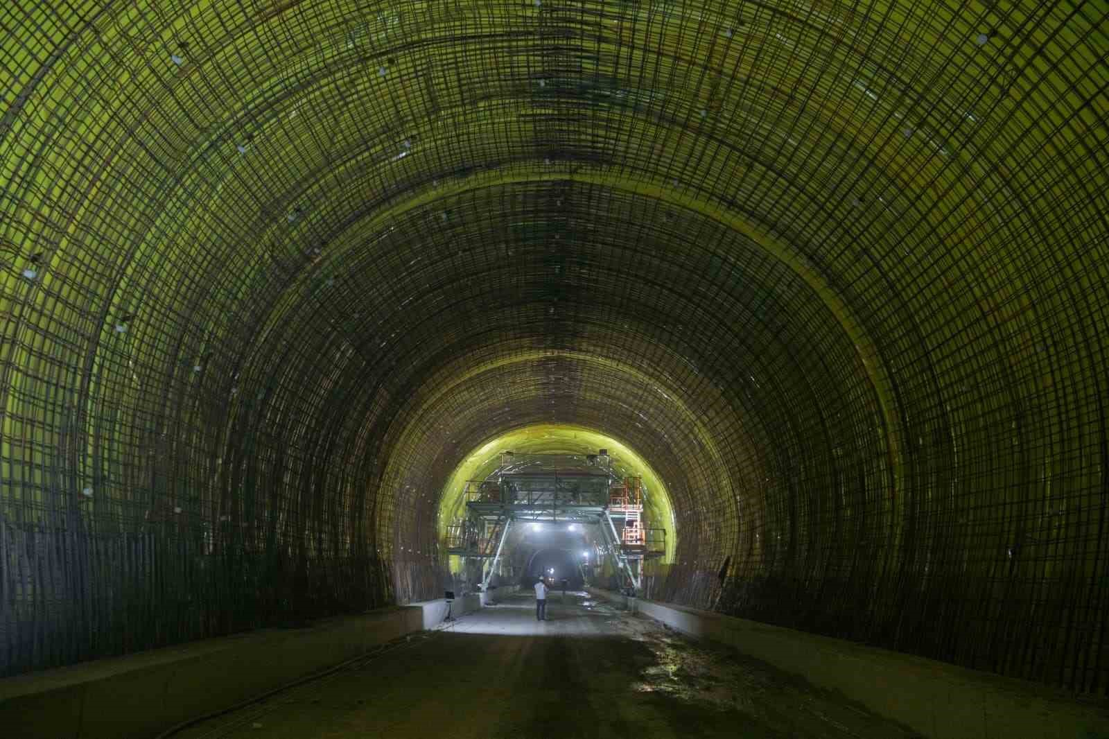 Onat Tüneli’nde çalışmalar sürüyor
