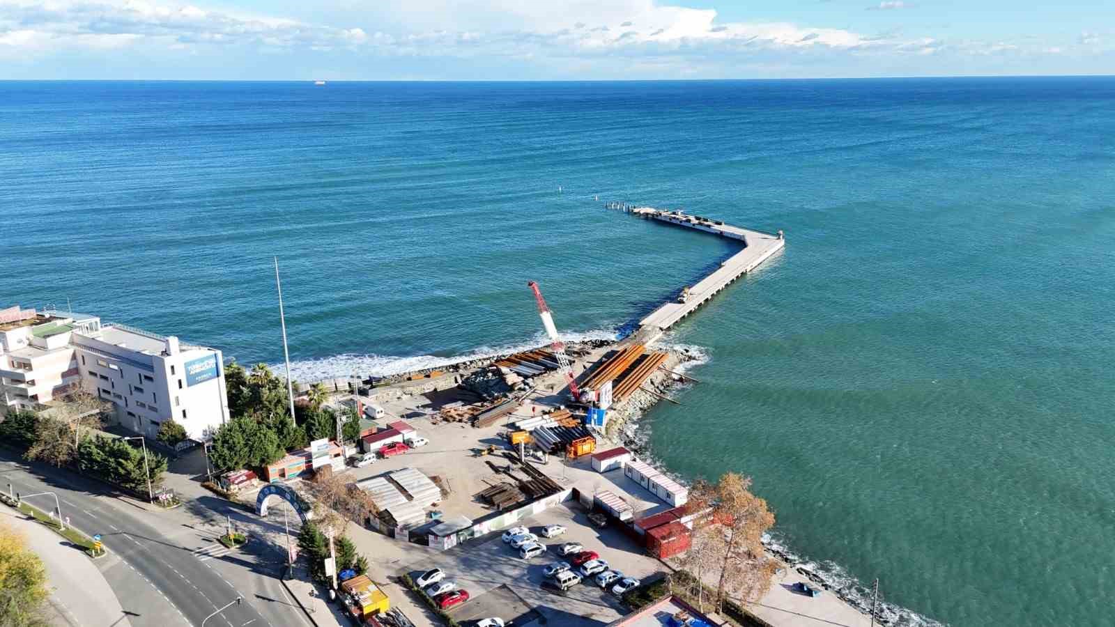 Ordu rıhtımı 410 metreye uzatılıyor: Çalışmaların ardından kruvaziyer gemilerinin gelmesi bekleniyor
