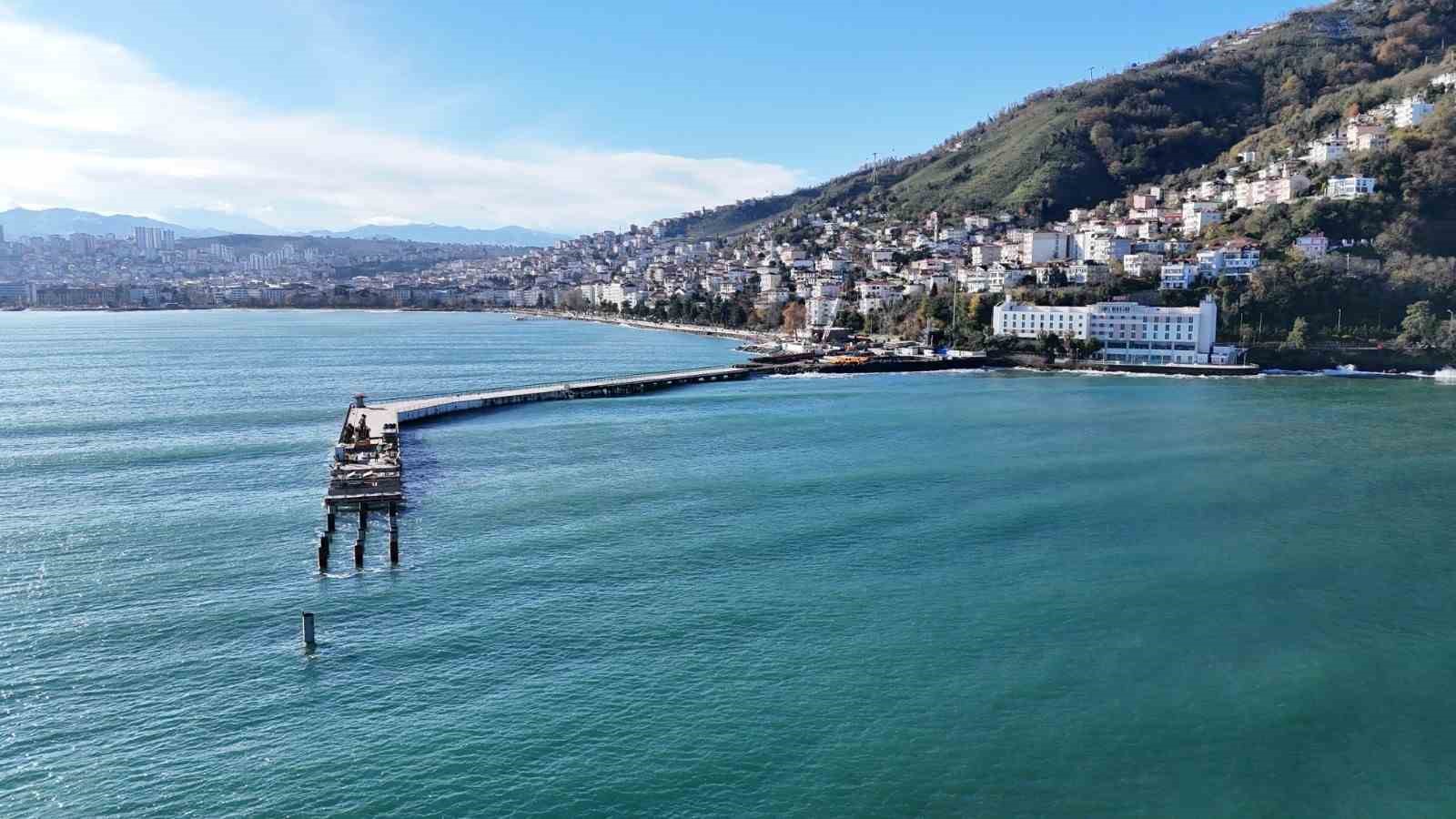 Ordu rıhtımı 410 metreye uzatılıyor: Çalışmaların ardından kruvaziyer gemilerinin gelmesi bekleniyor
