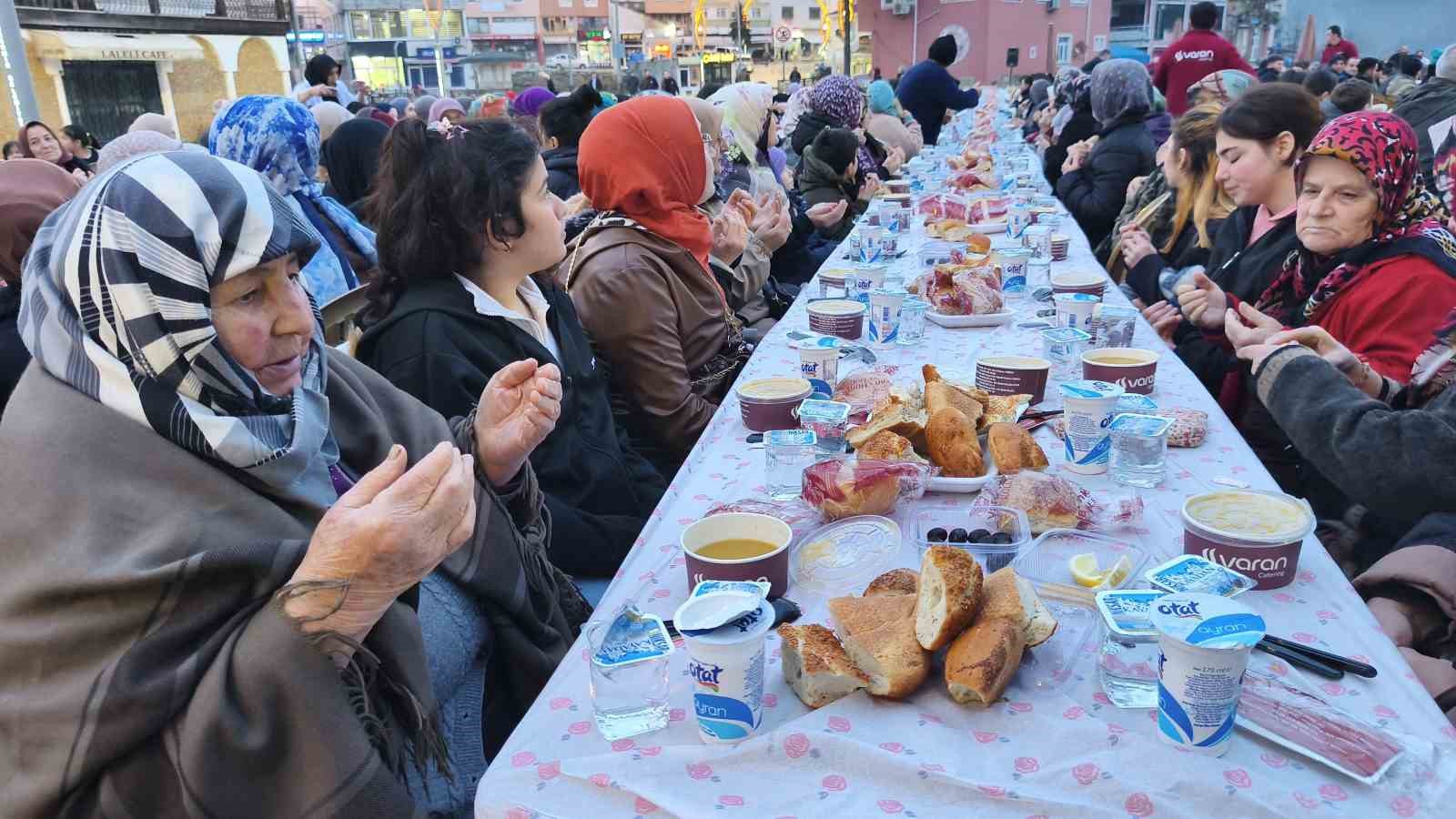 Ordu’da bin 500 kişi iftar sofrasında buluştu
