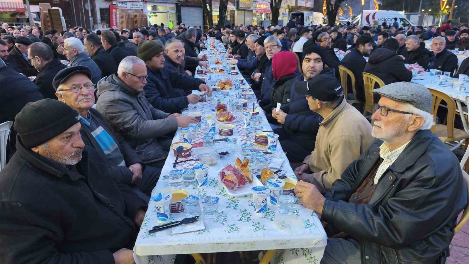 Ordu’da bin 500 kişi iftar sofrasında buluştu
