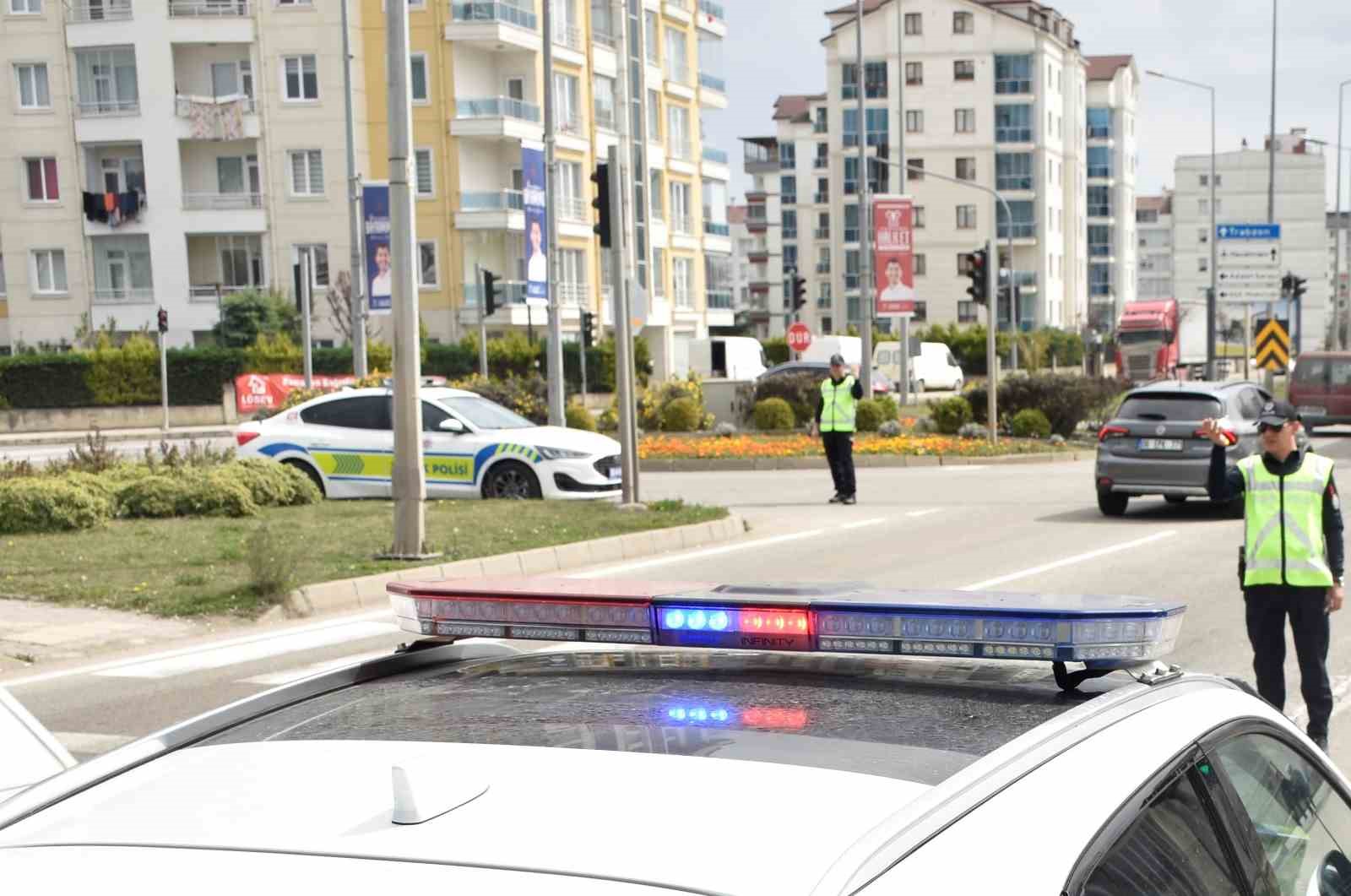 Ordu’da bir haftada 15 binden fazla araç ve sürücüsü denetlendi
