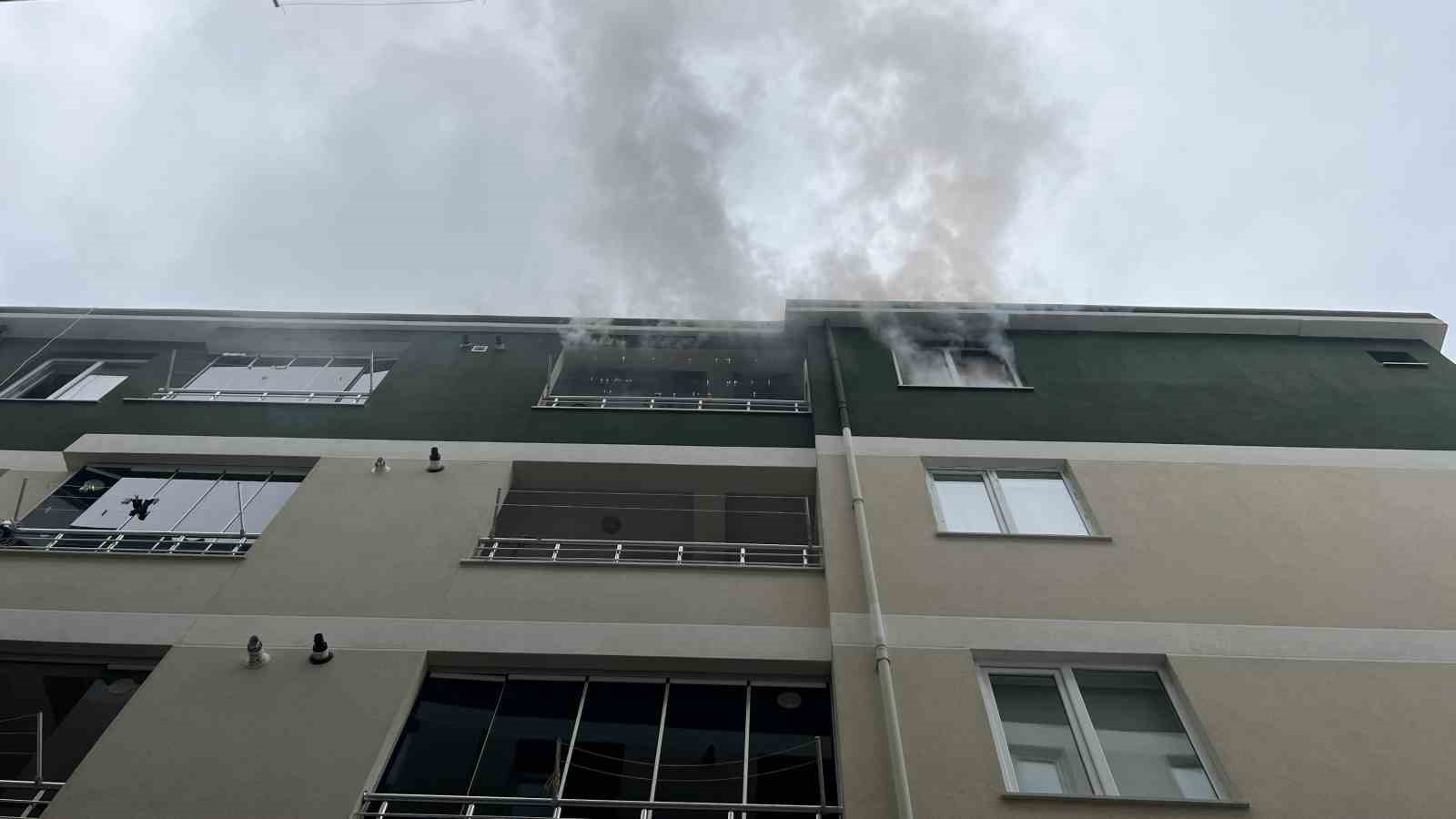 Ordu’da dairede yangın paniği
