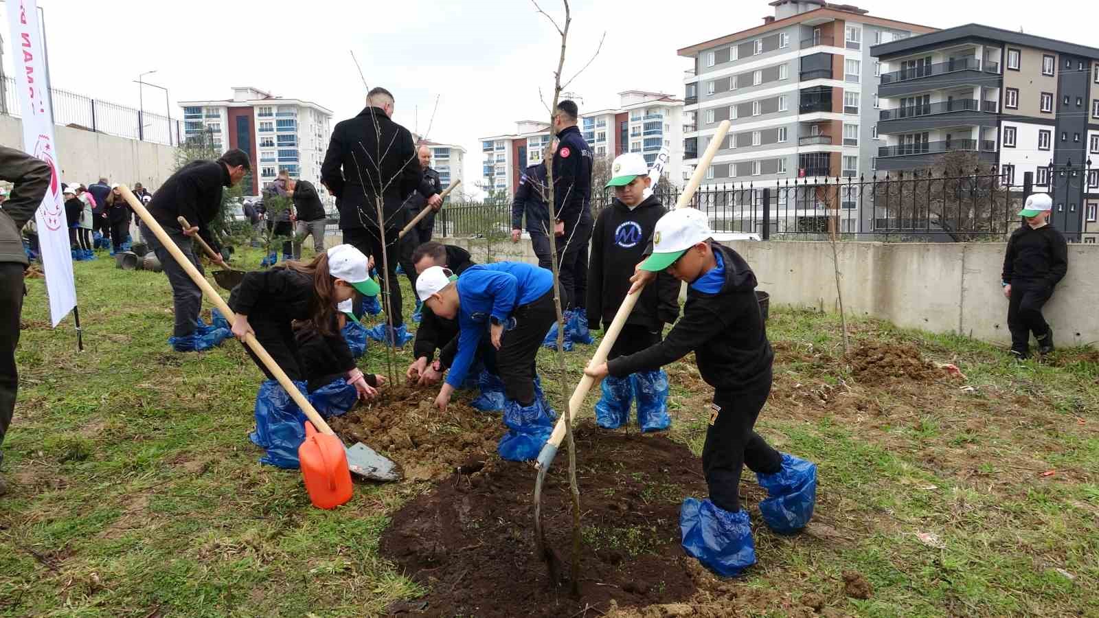 Ordu’da fidanlar topraklar buluşturuldu

