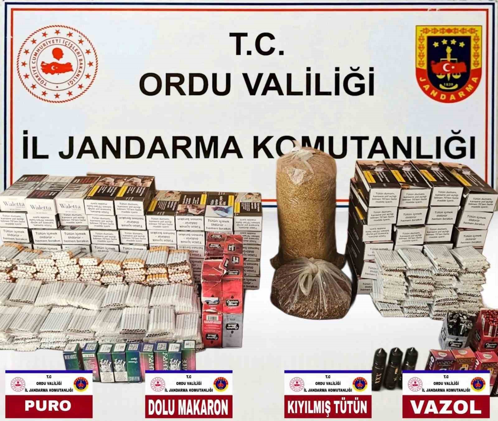 Ordu’da jandarma aranan 49 şüpheliyi yakaladı: 19 tutuklama
