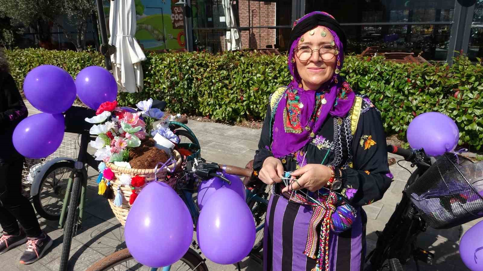 Ordu’da kadınlar 8 Mart dolayısıyla pedal çevirdi
