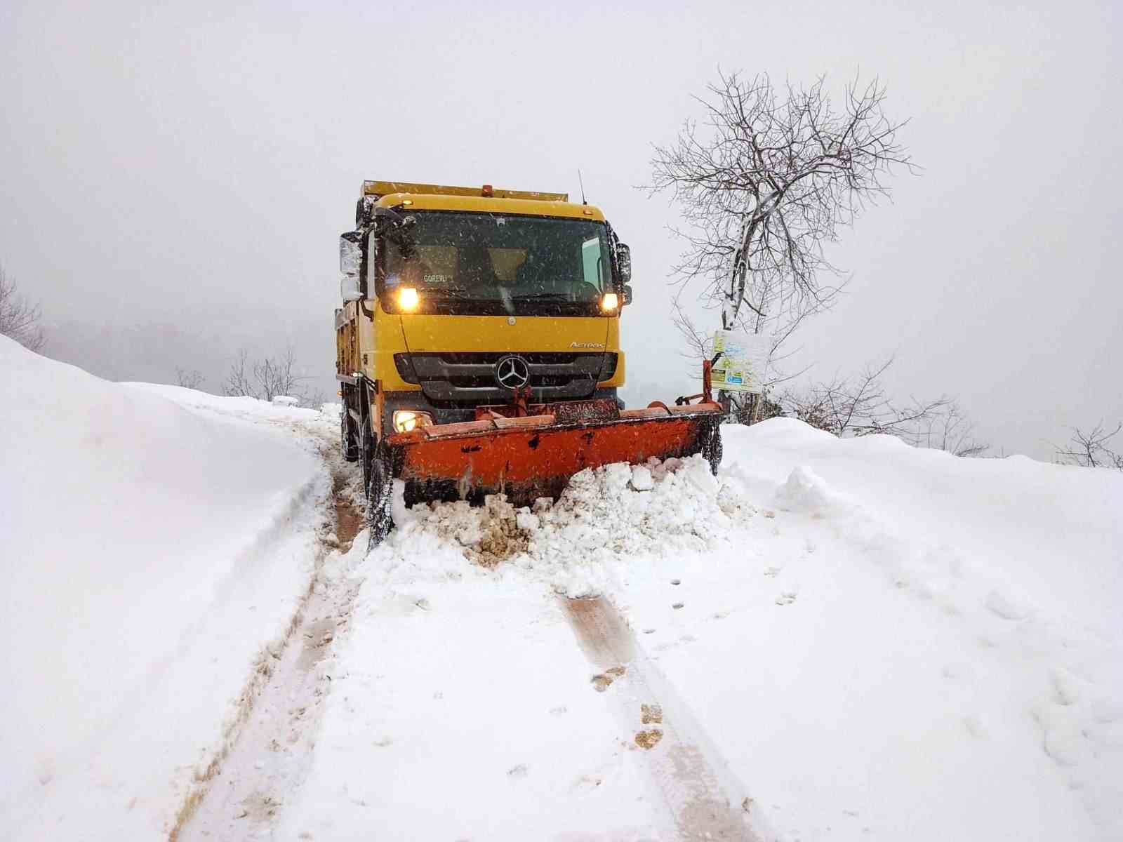 Ordu’da karla mücadele sürüyor
