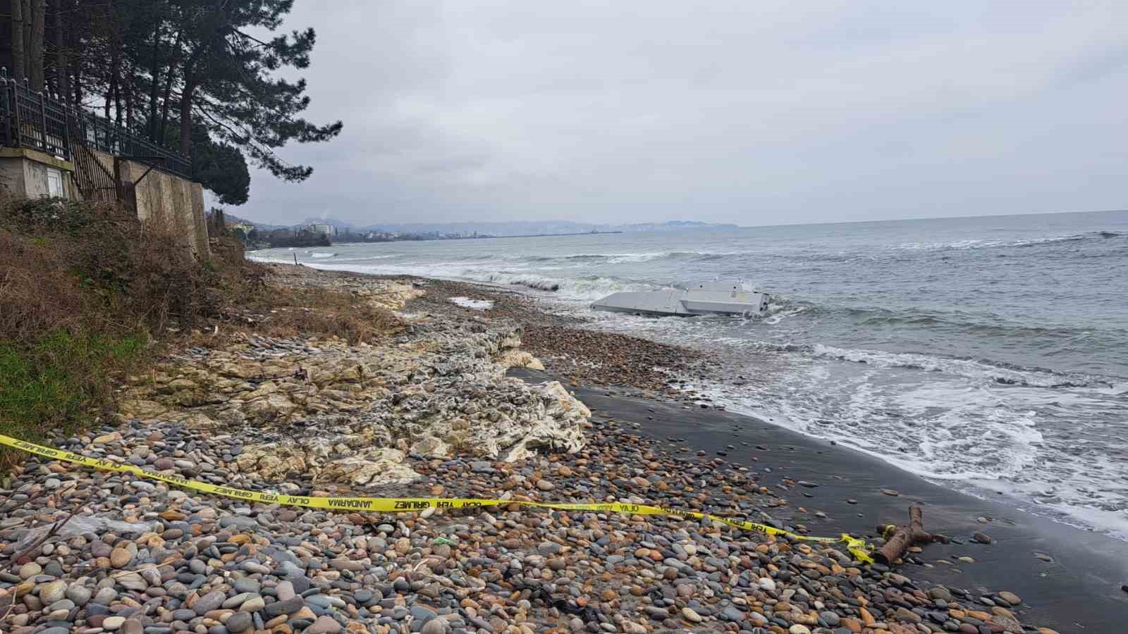 Ordu’da kıyıya insansız deniz aracı vurdu
