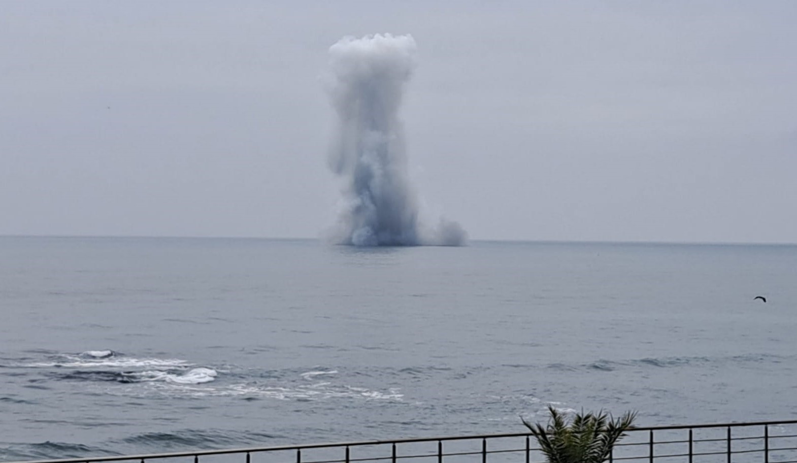 Ordu’da kıyıya vuran insansız deniz aracı imha edildi
