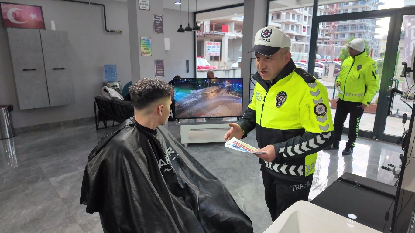 Ordu’da kuaför salonlarında trafik güvenliği projesi
