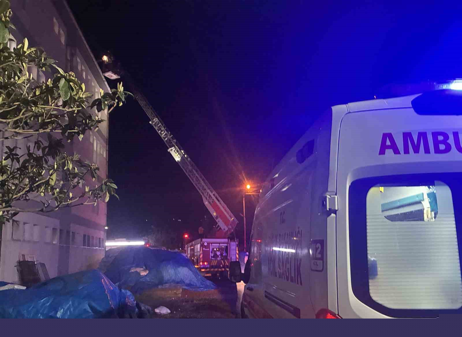 Ordu’da öğrenci pansiyonunda baca yangını
