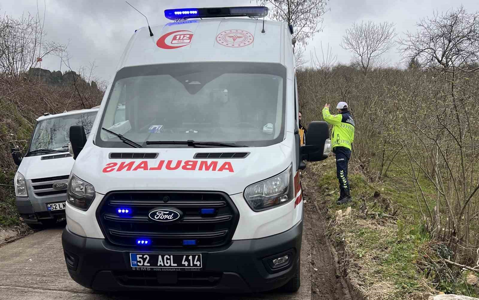 Ordu’da patpat kazası: 1’i ağır 2 yaralı
