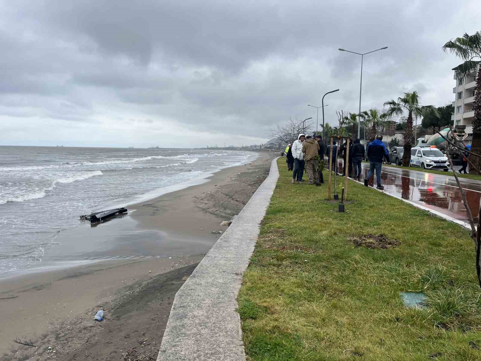 Ordu’da sahilde insansız hava aracı parçası bulundu
