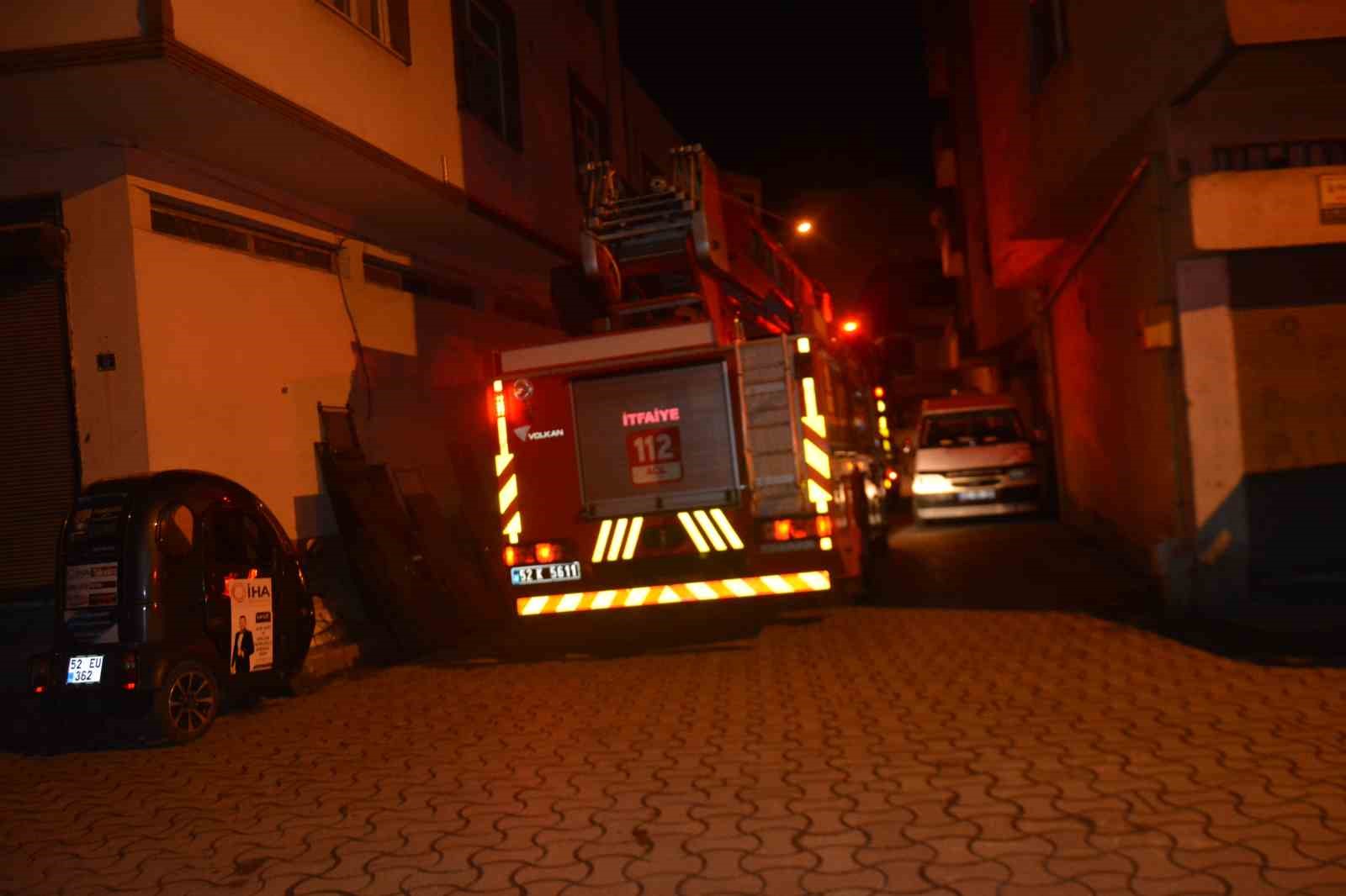 Ordu’da sahur vakti baca yangını panik oluşturdu

