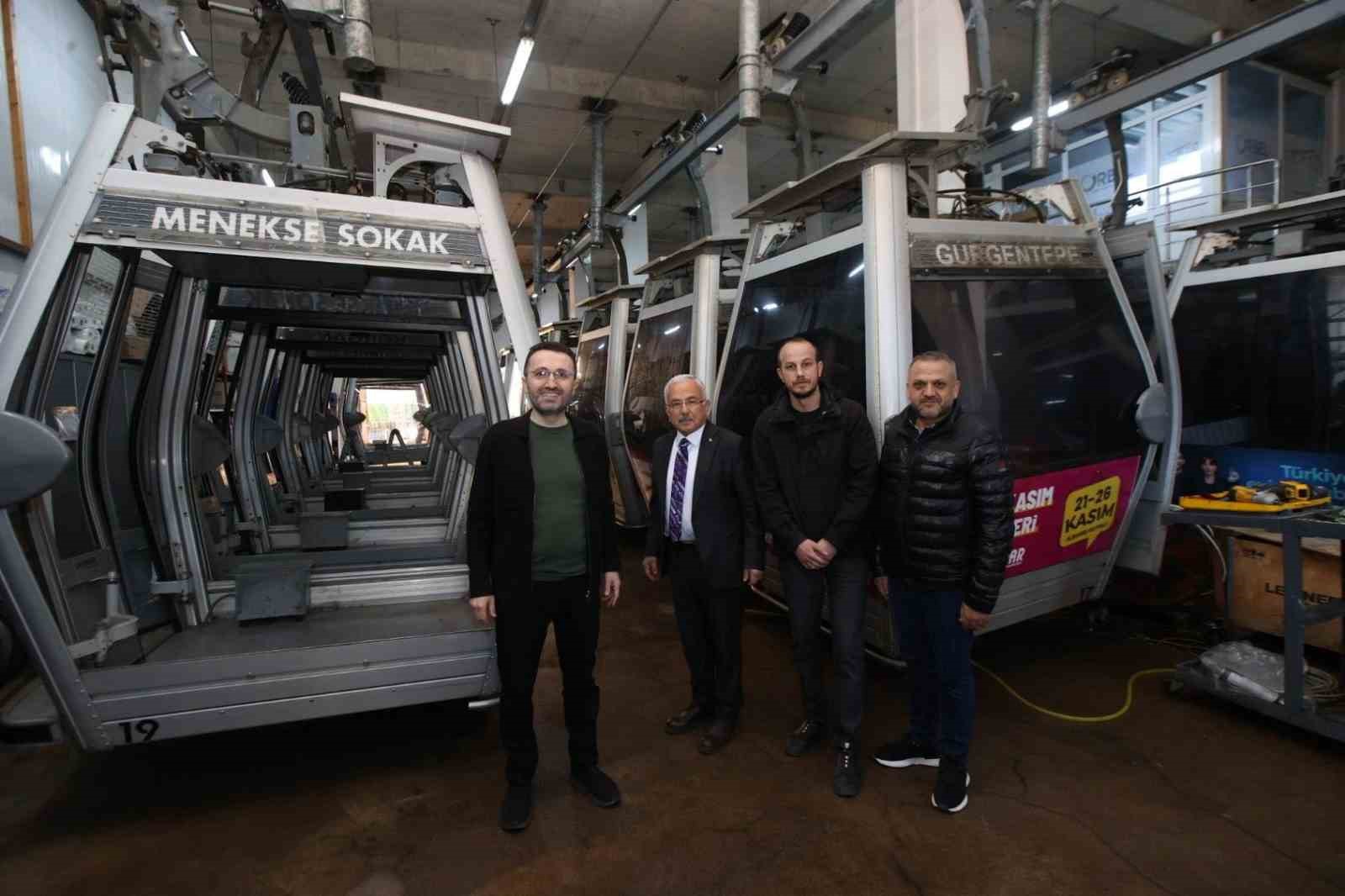 Ordu’da teleferikte bakım zamanı
