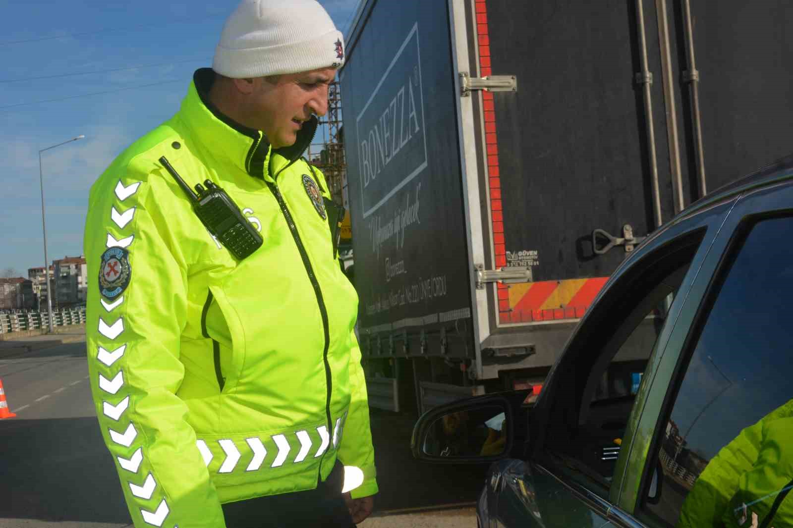 Ordu’da trafik güvenliği için denetimler sürüyor
