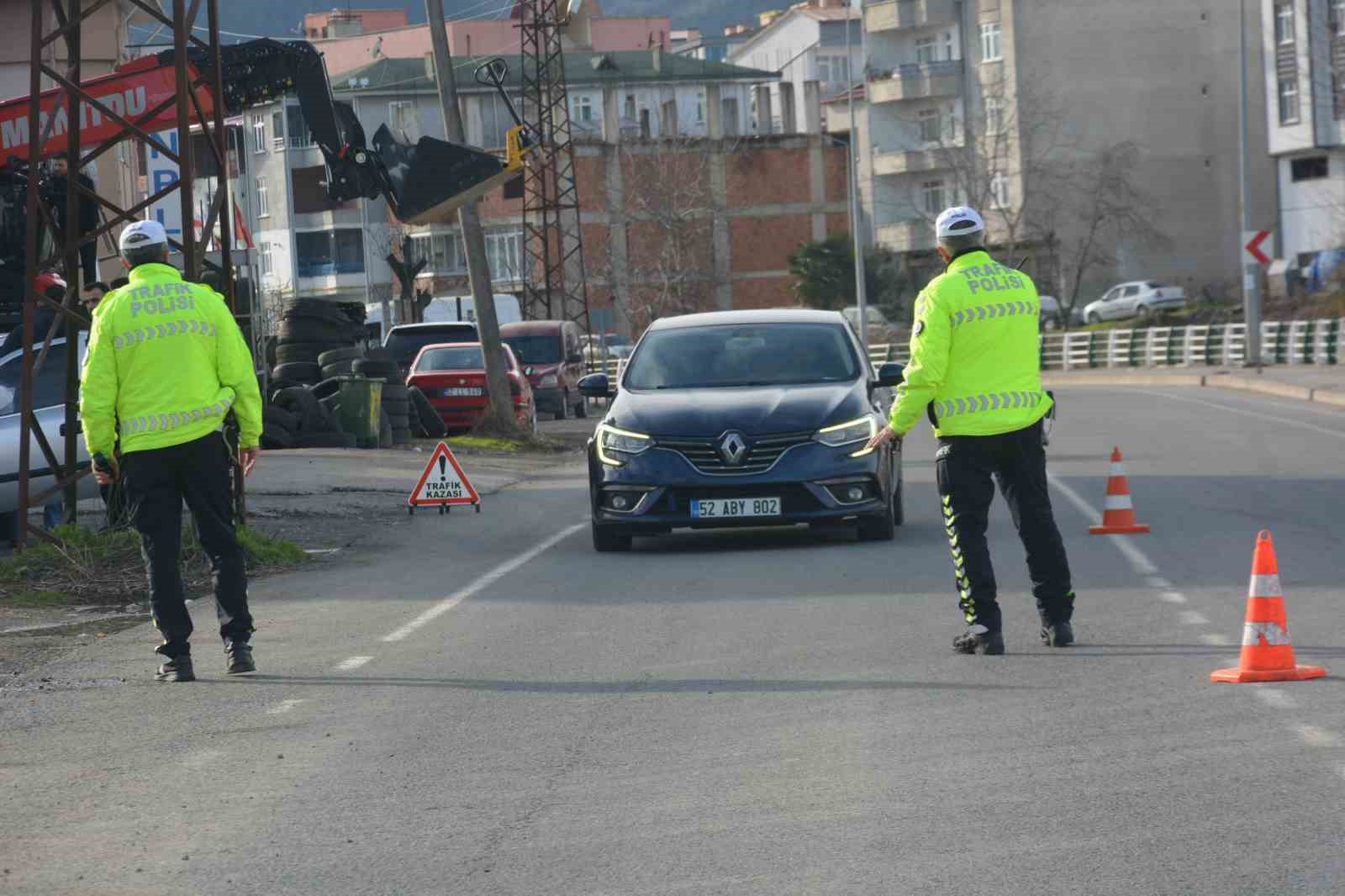 Ordu’da trafik güvenliği için denetimler sürüyor
