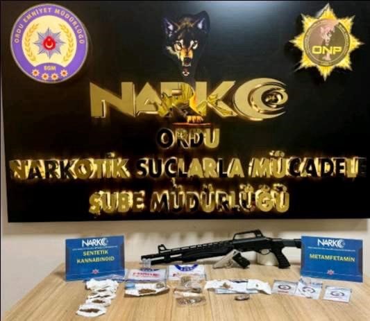 Ordu’da uyuşturucu operasyonlarında 19 tutuklama
